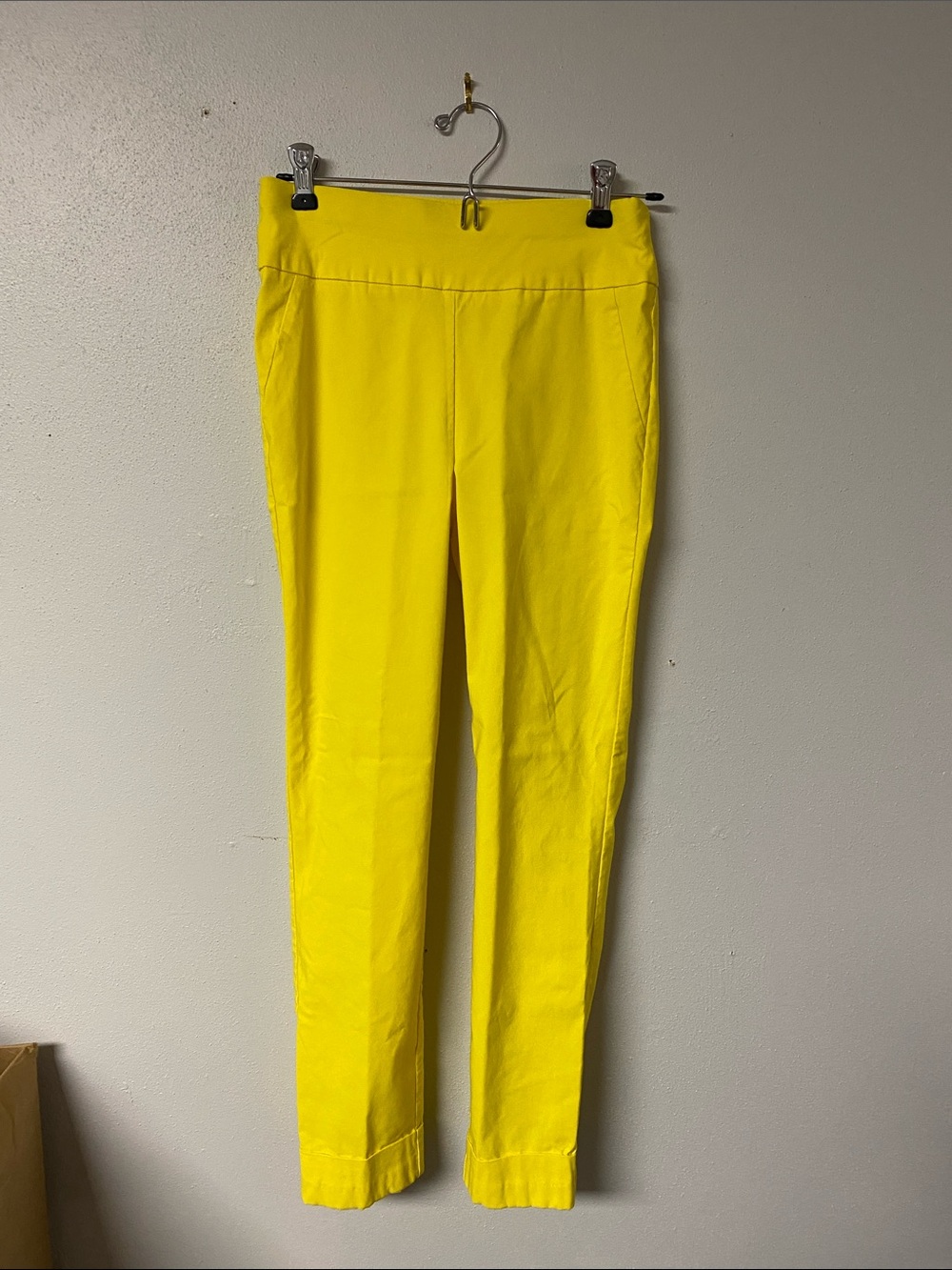 New York & Company Vibrant Yellow Dress Pants